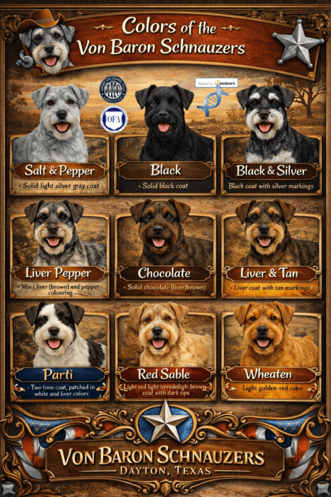 Miniature Schnauzer puppies TX