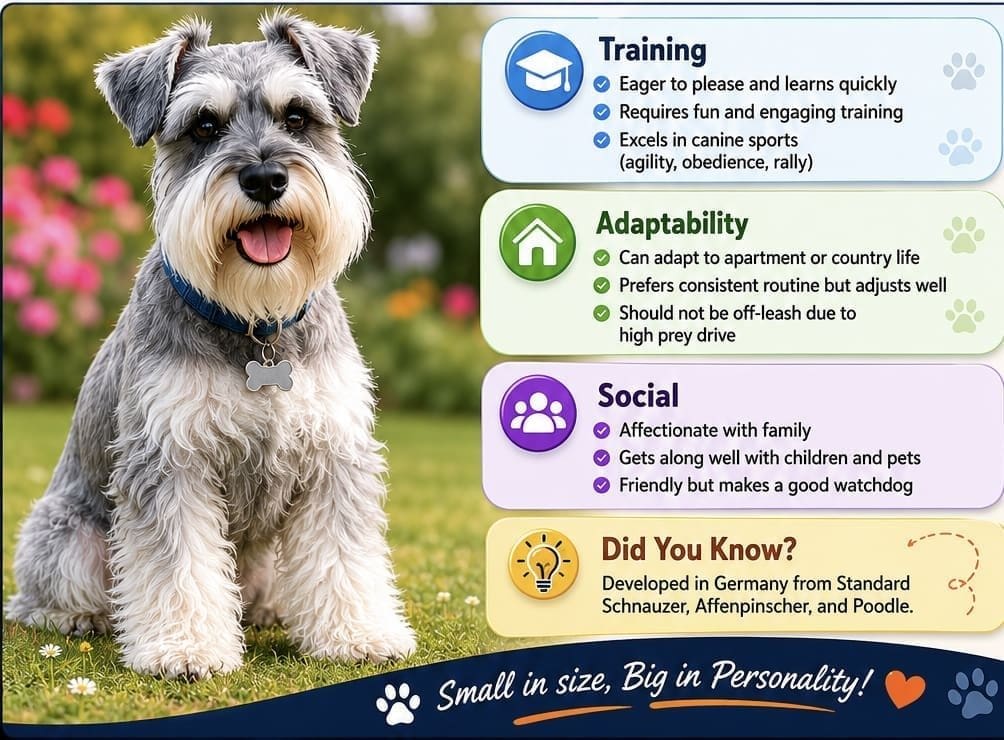 miniature schnauzer size